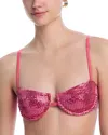 Peixoto Lara Underwire Bikini Top In Legally Coral