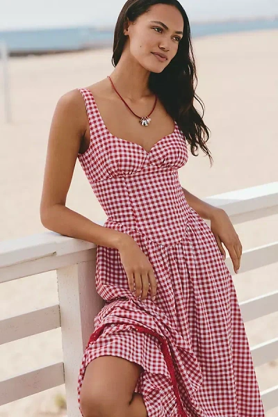 Peixoto Liam Midi Dress In Pink