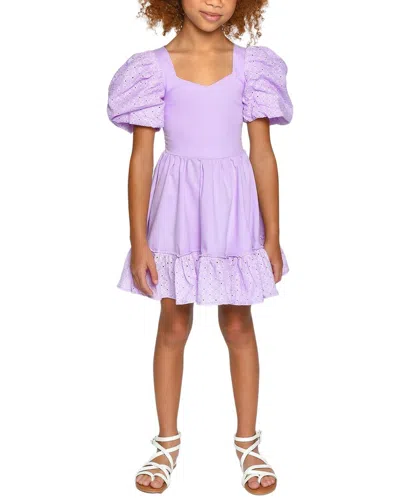 Peixoto Kids' Logan Mini Dress In Purple
