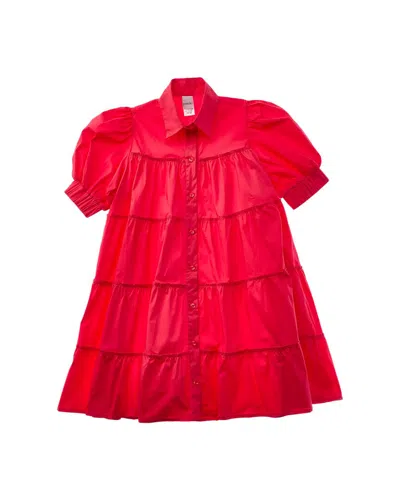 Peixoto Kids' Lola Dress In Red