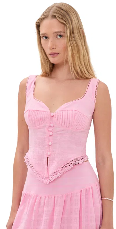 Peixoto Lucia Blouse Thatch Pink