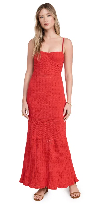 Peixoto Mara Maxi Dress Espanola Red