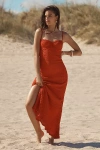 Peixoto Mara Sleeveless Maxi Dress In Red