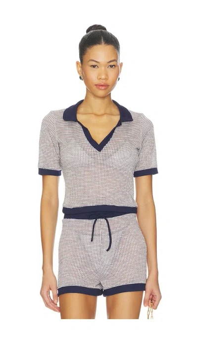 Peixoto Mila Cropped Top In Gray