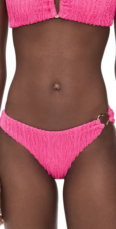 Peixoto Noah Bikini Bottoms Pink Weave