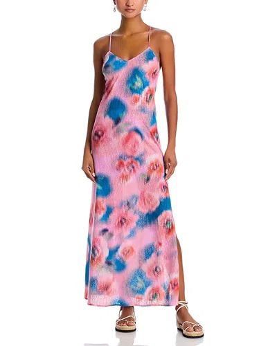 Peixoto Olive Cover-up Maxi Dress In Rosie Revival