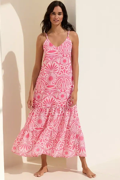 Peixoto Parker Maxi Dress In Orange