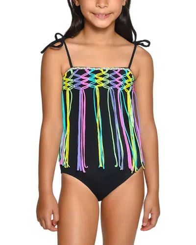 Peixoto Kids' Phoebe One-piece In Black