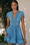 Peixoto Piper Mini Dress In Blue