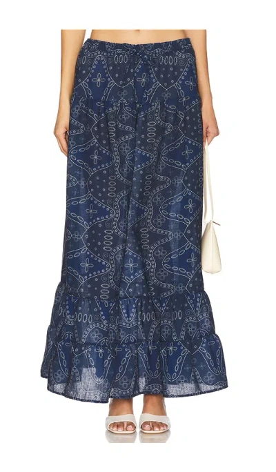 Peixoto Riley Maxi Skirt In Bandana Dandy