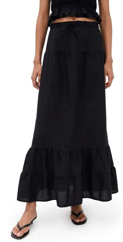 Peixoto Riley Maxi Skirt Black