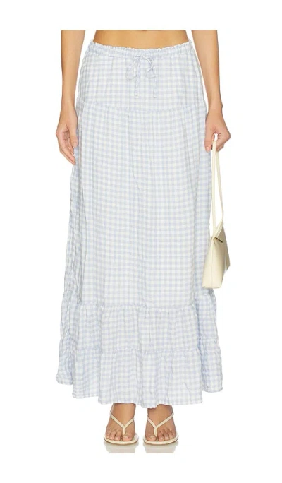 Peixoto Riley Maxi Skirt In Blue