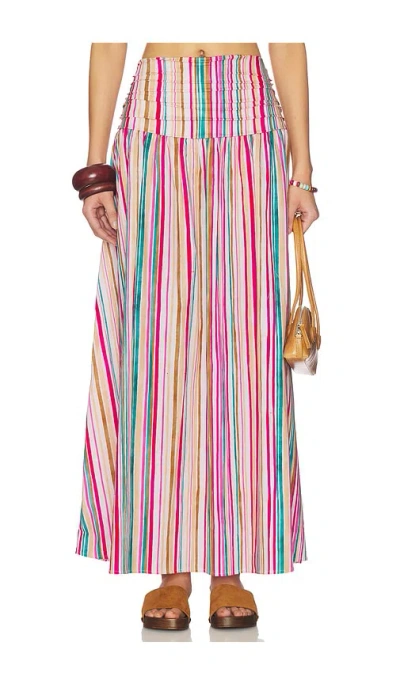 Peixoto Rowan Midi Skirt In Multi