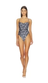 Peixoto Ruby One Piece Swimsuit In Blue