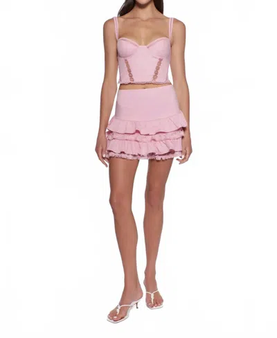 Peixoto Sasha Corset Top Proper Pink