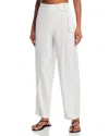 Peixoto Scarlet Cover Up Pants In White Linen
