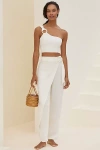 Peixoto Scarlet Pull-on Pants In White