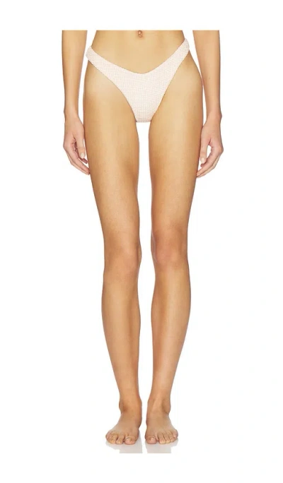 Peixoto Shelly Cheeky Bikini Bottom In Neutral