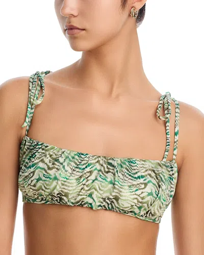 Peixoto Silas Bikini Top In Green