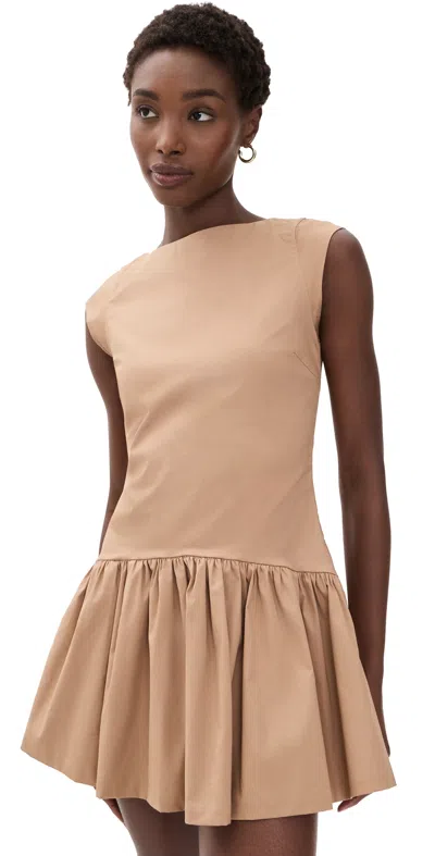 Peixoto Sophia Mini Dress Chestnut In Brown