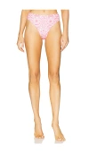 Peixoto Stella High-waist Bottom In Tierra Linda Coral