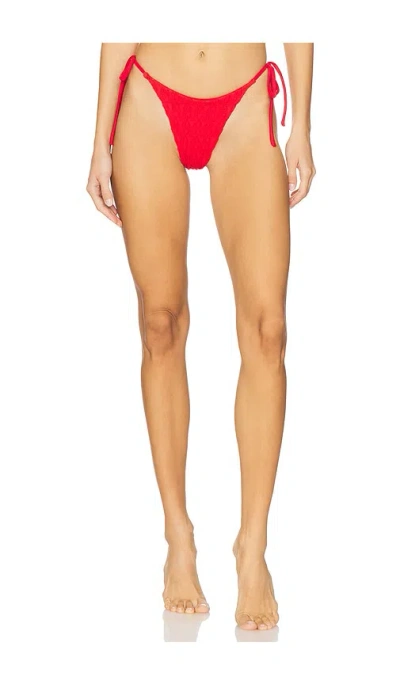 Peixoto Tonie Bikini Bottom In Espanola Red
