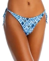 Peixoto Tonie Seashell Print Bikini Bottom - Exclusive In Blue