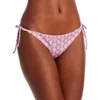 Peixoto Tonie Womens Side Tie Swim Bottom Separates In Multi