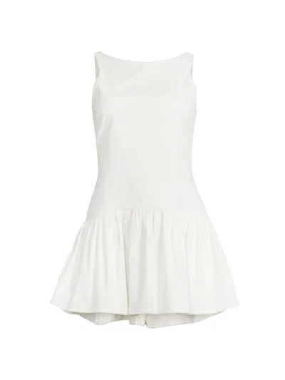 Peixoto Women's Addison Stretch Cotton Minidress In White