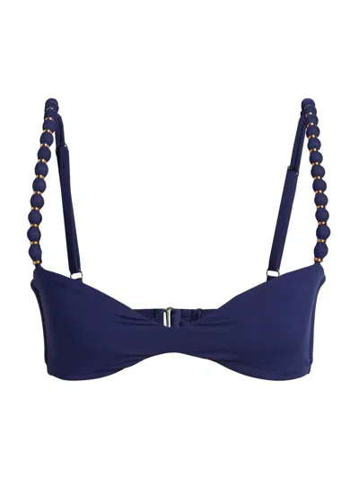 Peixoto Asher Bikini Top In Blue
