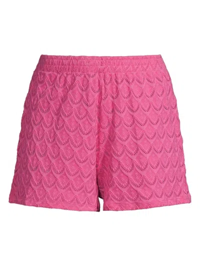 Peixoto Women's Carla Embroidered Shorts In Pink Athena