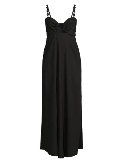 Peixoto Women's Kenny Cut-out Cotton Maxi Dress In Black