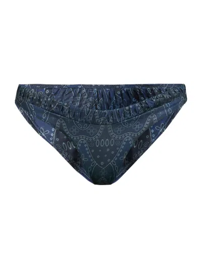 Peixoto Women's Millie Low-rise Bikini Bottom In Blue