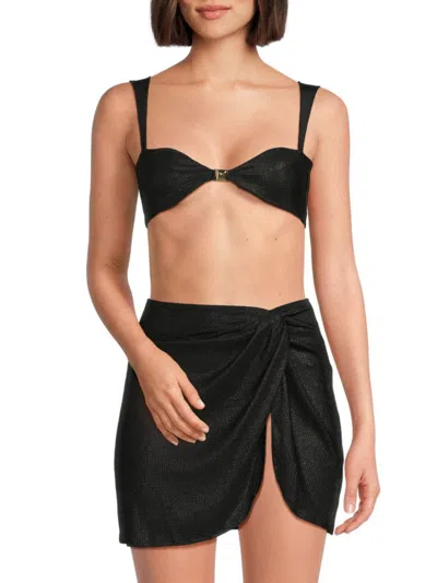 Peixoto Women's Pippa Sweetheart Bikini Top In Black