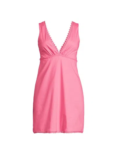 Peixoto Women's Sarita Cotton Minidress In Pink