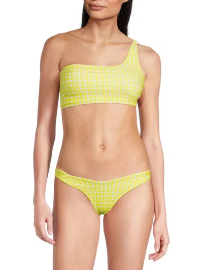 Peixoto Women's Theo One-shoulder Bikini Top In Yellow