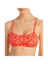 Peixoto Womens Printed Bikini Swim Top In Multi