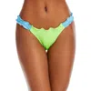 Peixoto Amore Full Bikini Bottom In Blue