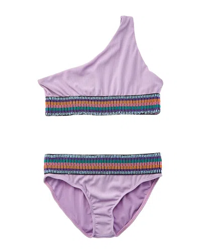 Peixoto Kids' Zoni Bikini Set In Purple