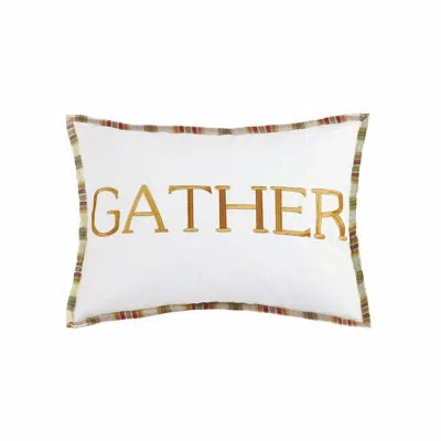 Peking Handicraft 100% Cotton Lumbar Rectangular Pillow Cover & Insert