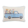 Peking Handicraft 100% Cotton Throw Rectangular Pillow Cover & Insert