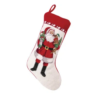 Peking Handicraft Christmas Puppies Stocking