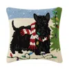 Peking Handicraft Christmas Scottie In Multi Color