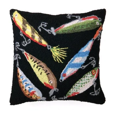 Peking Handicraft Lures Wool Throw Pillow