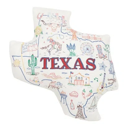 Peking Handicraft Texas Texas Cotton Throw Pillow