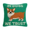 Peking Handicraft Wild Wool Throw Pillow