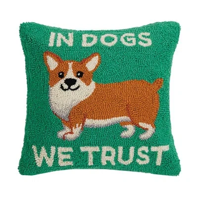 Peking Handicraft Wild Wool Throw Pillow