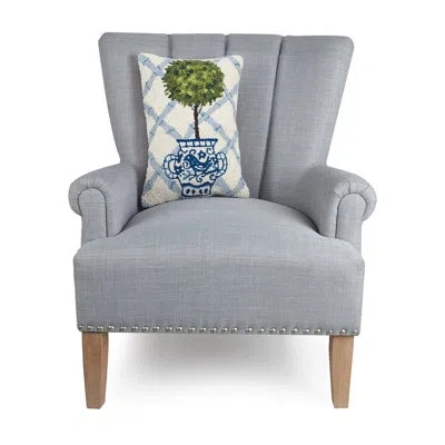 Peking Handicraft Wool Throw Pillow