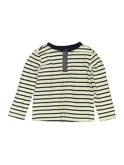 Pre-owned Pekkle Kids' Long Sleeve Henley Shirt In Gold