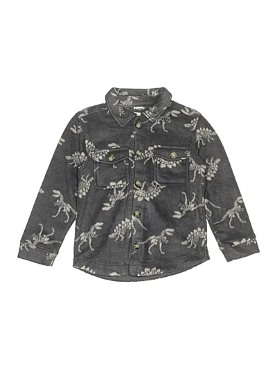 Pre-owned Pekkle Kids' Zip Up Hoodie In Gray